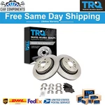 Trq New Brake Pads & Rotors Kit Fits For 2010-2017 Volvo XC60. Fixed Price $143.64.