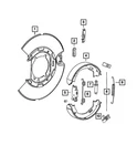 Genuine Mopar Lower Shoe Return Spring 4762116. Fixed Price $8.45.