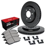 WHUH1-40057 R1 Concepts 2-WHEEL Set Brake Disc And Pad Kits Front For Dakota. Fixed Price $192.12.