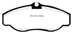 Ebc 99-03 Land Rover Discovery (series 2) 4.0 Greenstuff Front Brake Pads. Fixed Price $142.09.