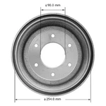 Bendix Global Premium Rear Brake Drum. Fixed Price $40.78.