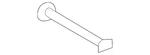 Genuine Mitsubishi Drum Brake Shoe Hold Down Pin MR955798. Fixed Price $12.77.