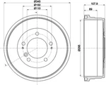 Brake Drum Fits Toyota Mintex MBD365 Outer 345MM 1 Year Warranty. Fixed Price $113.29.