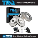 Trq Front & Rear Brake Pad Rotor,shoe Drum Kit Semi-metallic Fits Mitsubishi. Fixed Price $189.95.