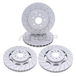 Front+rear Brake Rotors Set 235318 228411 For Maserati Granturismo Quattroporte. Fixed Price $401.99.