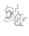 Genuine Mopar Parking Brake Shoe And Lining Kit 68020626AB. Fixed Price $114.66.