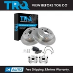 Trq Rear Brake Pad & Rotor Kit Semi-metallic For 2007-2013 Jeep Wrangler. Fixed Price $239.95.