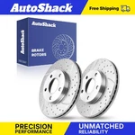 Front Drilled Slotted Brake Rotors Ford, Mustang 1994-2004. Fixed Price $58.00.