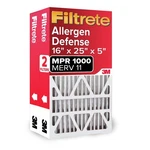 Filtrete 16X25X5 Air Filter Merv 11, Mpr 1000 Micro Allergen Defense 2-PACK,. Fixed Price $48.24.
