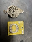 1986 KX80 Backing Plate And Brake Shoes. Fixed Price $25.00.