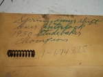 49 50 Studebaker Champion Nos Spring Inntershift Lever Interlock 674885. Fixed Price $9.95.