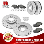 Front & Rear Brake Rotor Pad For 2014-2022 Jeep Cherokee 2015-2017 Chrysler 200. Fixed Price $161.77.