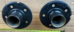 1942-1948 1952 Ford Mercury Front Brake Drum Hubs Original Pair Lug Set Of. Fixed Price $450.95.