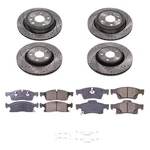 For Jeep Grand Cherokee 11-12 Drilled & Slotted Front Rear Brake Kit. Fixed Price $361.00.