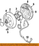 Chrysler Oem 96-05 Pt Cruiser Rear Suspension Brake Components-drum 4509676. Fixed Price $69.59.