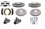 Brake Kit Front & Rear Pad Rotor Shoe Drum Cyl Fits Sentra 2013 - 2019. Fixed Price $251.95.