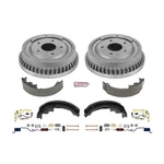 KOE15289DK - Rear Stock Replacement Drum + Shoe Kit. Fixed Price $266.92.