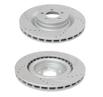 Drilled Slotted Front Brake Kit With Carbon Ceramic Pads And Hardware. Fixed Price $266.68.