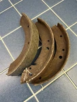 3 Vintage Vw Barndoor Bus Brake Shoes 1950-1955 Cores Volkswagen Type 2. Fixed Price $110.00.