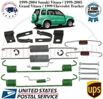 Carlson Rear Drum Brake Hardware Kit For 1999-2005 Suzuki / Chevrolet Tracker. Fixed Price $39.50.