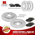Front Rear Brake Rotor Pad For Grand Caravan Journey Chrysler Town Country Ram. Fixed Price $195.98.
