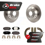 Rear Disc Rotors Ceramic Pads Parking Brake Shoes Kit For 2016-2020 Kia Sorento. Fixed Price $123.07.