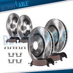 10.86" Front 10.63"REAR Brake Rotors Pads For Chevrolet Malibu Pontiac G6. Fixed Price $150.17.