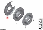 Bmw Oem 95-01 750IL-BRAKE Backing Splash Dust Shield Plate Right 34211161532. Fixed Price $68.19.