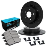WHWH1-76123 R1 Concepts 2-WHEEL Set Brake Disc And Pad Kits Rear For Matrix Vibe. Fixed Price $126.77.