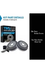 Trq Rear Brake Drums Pair & Shoe Left Right Set Kit For Toyota Camry Solara. Fixed Price $70.00.