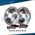 Rear Brake Rotor Ceramic Pads For Chevy Gmc Silverado Sierra 1500 Tahoe Yukon Xl. Fixed Price $105.03.