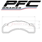 Pfc Brakes Front Disc Pad Set For 1997-1999 Gmc P3500 Braking Vp. Fixed Price $173.45.