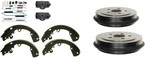 Brake Shoe Drum Wheel Cylinder & Hardware Fits Toyota Corolla 2009-2017 Rear. Fixed Price $136.95.