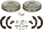 Rear Brake Drums Shoes Springs Adjuster Wheel Cylinders Fits Gmc Canyon 09-2012. Fixed Price $299.00.