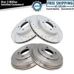 Performance Front & Rear Brake Rotors Set Fits Honda. Fixed Price $144.85.