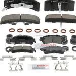 Bosch BC369 BC792 Quietcast Ceramic Brake Pads Kit Front Rear. Fixed Price $102.69.
