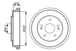 Bosch 986 477 147 Brake Drum For Honda. Fixed Price $58.41.