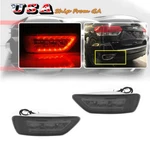 Smoked Bumper Reflector Ring Lamp Tail Lights For 11-20 Jeep Grand Cherokee Wk. Fixed Price $49.99.