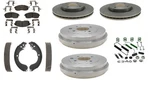 Ceramic Pads Rotors Brake Shoe Drum Spring Kit Fits 2007-2014 Cube Sentra Versa. Fixed Price $182.95.