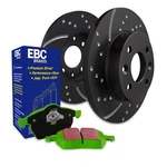 Ebc S10KR1240 Rear Disc Brake Gd Rotors Greenstuff Pads For 2009-2014 Acura Tsx. Fixed Price $345.21.