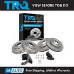 Trq Front & Rear Posi Metallic Disc Brake Pads Rotors Shoes Drum Kit For Civic. Fixed Price $184.95.