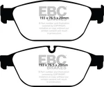 Ebc Red Stuff Front Brake Pads For 11-12 Audi A8 Quattro 3.0L Supercharged. Fixed Price $278.99.