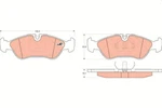 Allied Nippon PAD589 Brake Set Of Four (X4) For - Opel Vauxhall Chevrolet. Fixed Price $24.17.