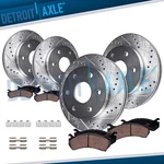 Front Rear Drilled Rotors Brake Pads For 2018 2020 F-150 Expedition Navigator. Fixed Price $263.36.