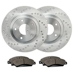 Rear Drilled Brake Rotors + Pads For Dodge Avenger Caliber Chrysler 200. Fixed Price $97.28.