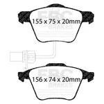 Ebc Brakes DP21495 Greenstuff 2000 Series Sport Pads. Fixed Price $148.70.