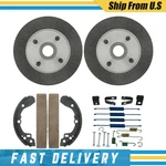 Rear Brake Drums Shoes & Hardware Spring Kit For 03-05 Kia Rio 4WHEEL Abs Only. Fixed Price $222.64.