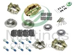 Allmakes 4X4 Brake Kit Discs Pads + Calipers Fits - Defender 94 Onwards. Fixed Price $389.37.