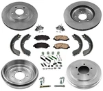 Ap Rotors Drums Brake Shoes Spring Hardware Kit Fit Jeep Compass 2008-2016 11PC. Fixed Price $305.00.