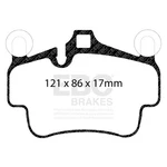 Ebc Brakes DP32029C Redstuff Ceramic Low Dust Pads Fits 911 Boxster Cayman. Fixed Price $266.54.